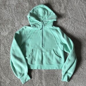 Lululemon Mint Green/Teal Scuba Hoodie